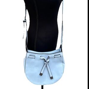 Simply Noelle All Tied Up Small Crossbody Bag In Carolina Blue Spring Minimalist